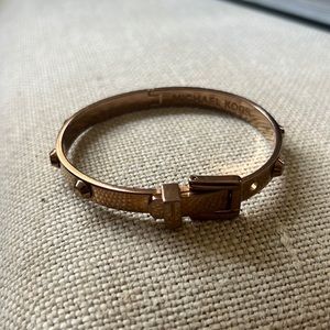 Michael Kors Rose Gold Buckle Bracelet